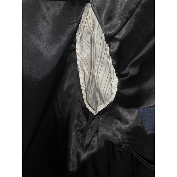 Ralph Lauren Pinstripe 2 Button Wool Blend Blazer Sports Coat Jacket - Picture 12 of 13